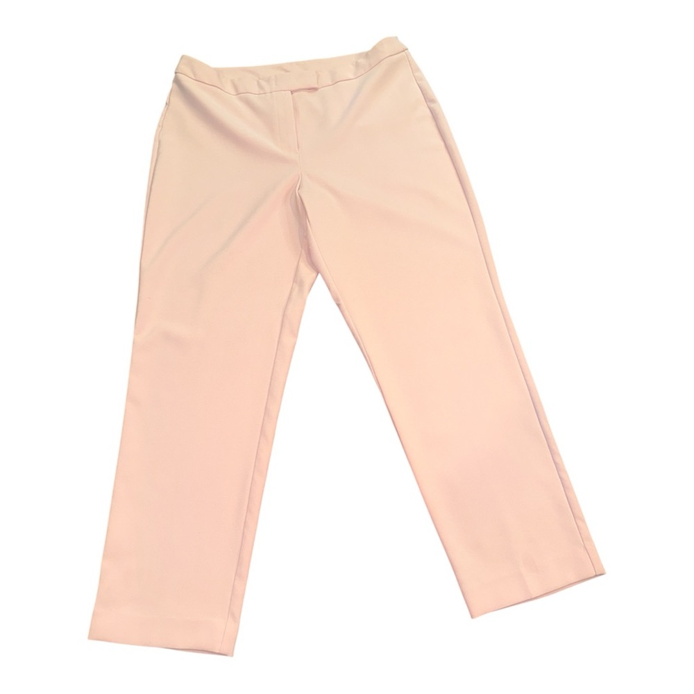 Anne Klein Soft Pink Straight Leg Pants